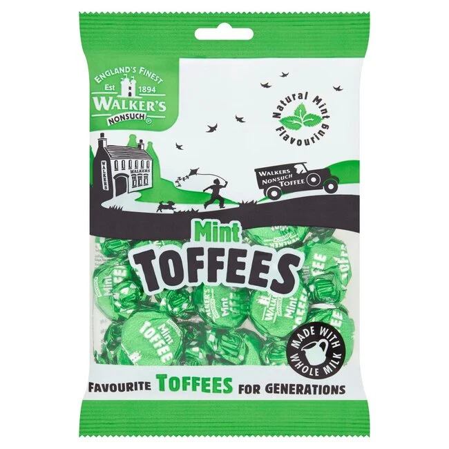 Walkers Mint Toffee 150g