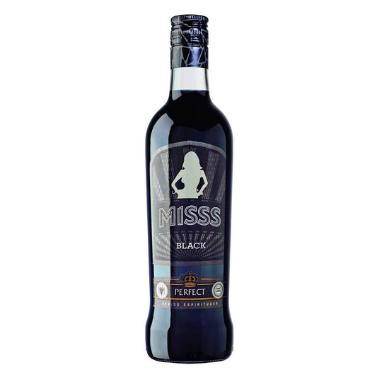 Miss Black Wild Berry Vodka 700ml 20% ABV Portuguese blackberry raspberry flavoured vodka by Caves da Montanha