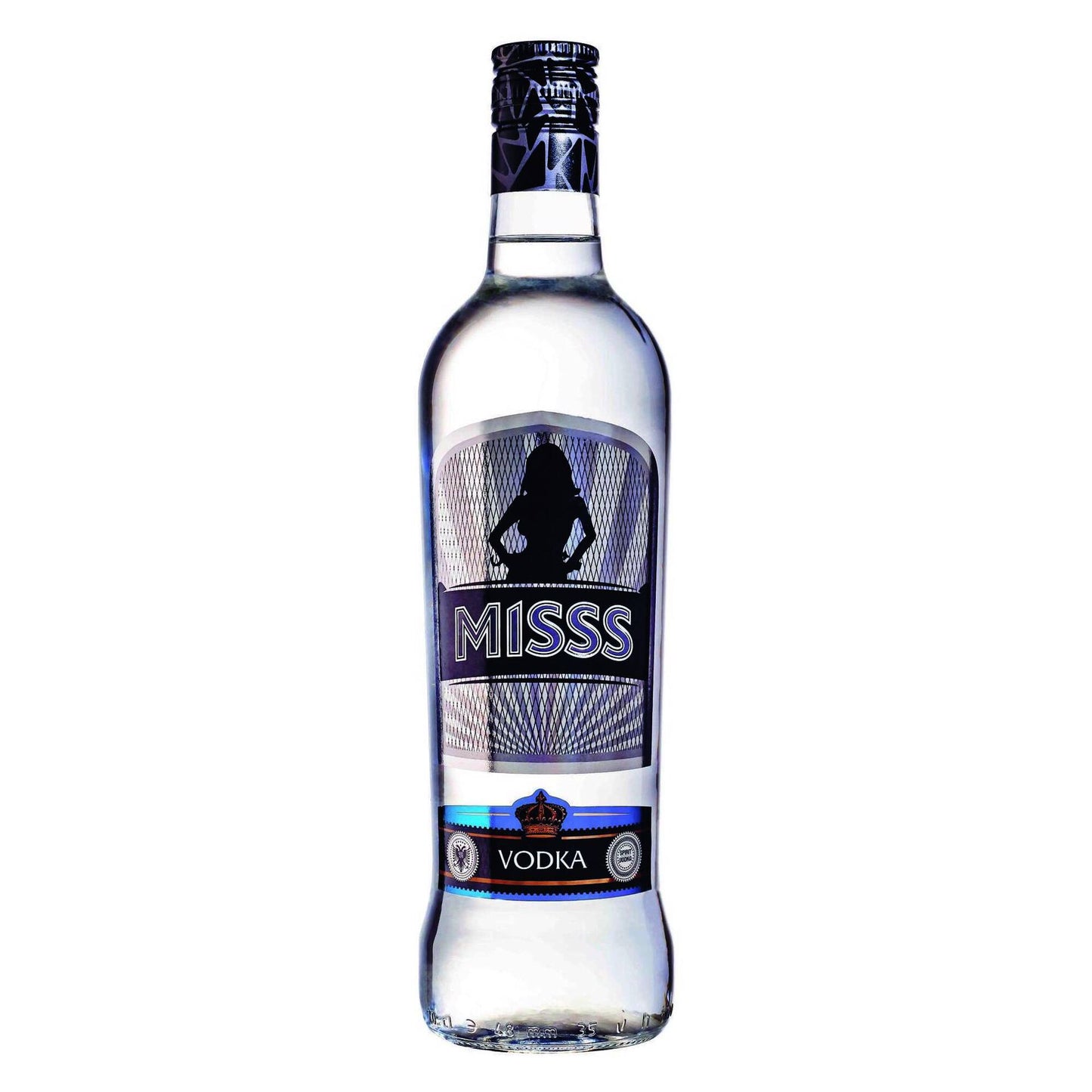 Miss Silver Vodka 700ml 37.5% ABV Portuguese premium vodka Caves da Montanha clear spirit for cocktails