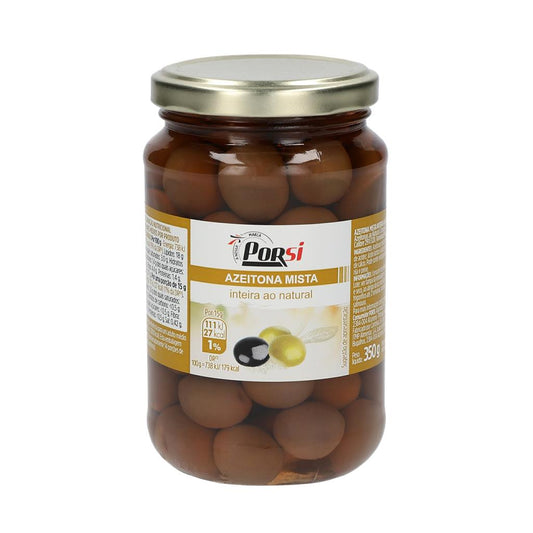 Porsi Natural Mixed Whole Olives 350g