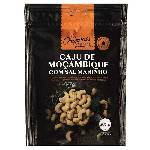 Mozambique cashews with sea salt The Originals 200 g premium creamy cashew nuts