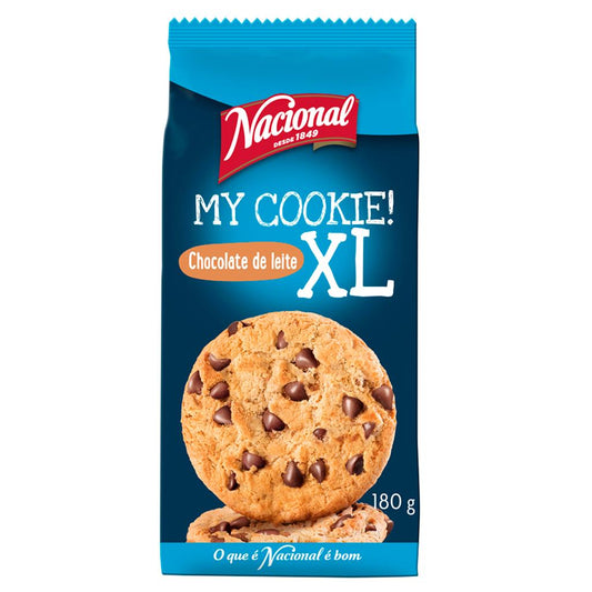 Nacional Cookie XL Milk Chocolate 180g