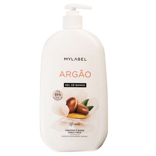 Mylabel argan shower gel 750ml nourishing body wash bath shower hygiene skin care argan oil