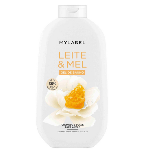 Mylabel milk and honey shower gel 750ml nourishing body wash bath shower hygiene skin care