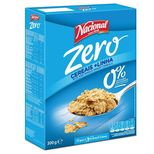 Nacional Linha Zero Cereal Flakes with Sweetener 300g