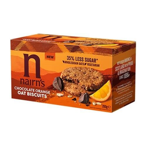 Nairns – Nairn’s Oat Grahams Orange Chocolate Chip – 200g Pack – 200g – Biscuits and Cookies