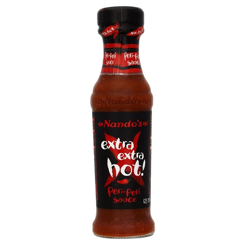 Nando’s PERi-PERi Extra Hot Sauce 125ml strong chilli condiment cooking sauce marinade South African Products