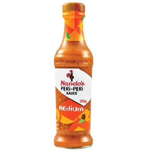Nando’s Peri-Peri Sauce Medium 250 g peri peri cooking sauce cooking sauces marinades and seasonings
