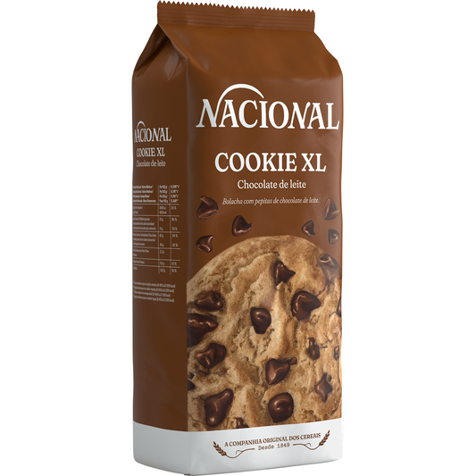 National XL Milk Chocolate Cookies 180g pack – extra-large crunchy biscuits with smooth chocolate chunks – Cookies and Rusks – South African Products – Chocolate