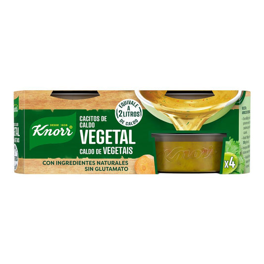 Knorr Natural Vegetable Stock Pots 4 x 28g