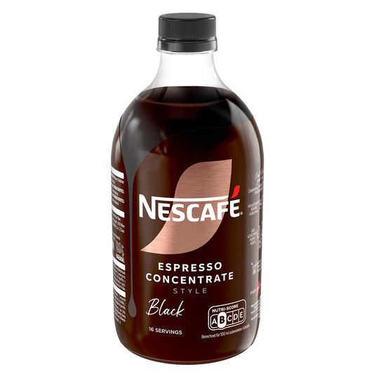 Nescafe black concentrated espresso 500ml glass bottle premium instant coffee and cappuccino concentrate