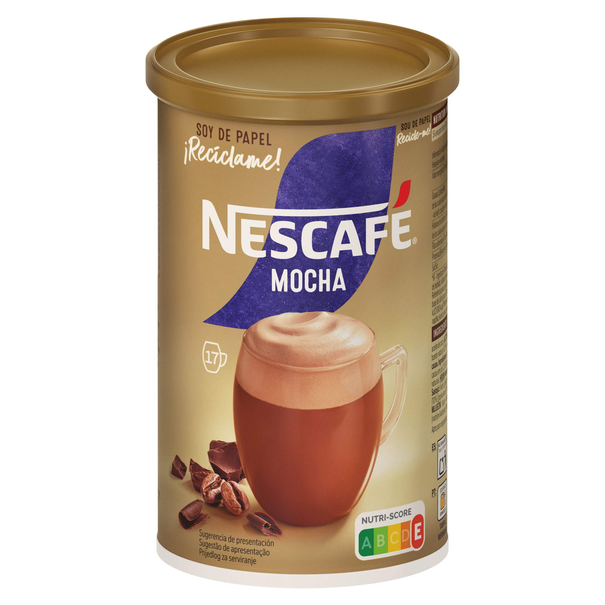 Nescafe instant cappuccino mocha 306g tin premium instant coffee and cappuccino