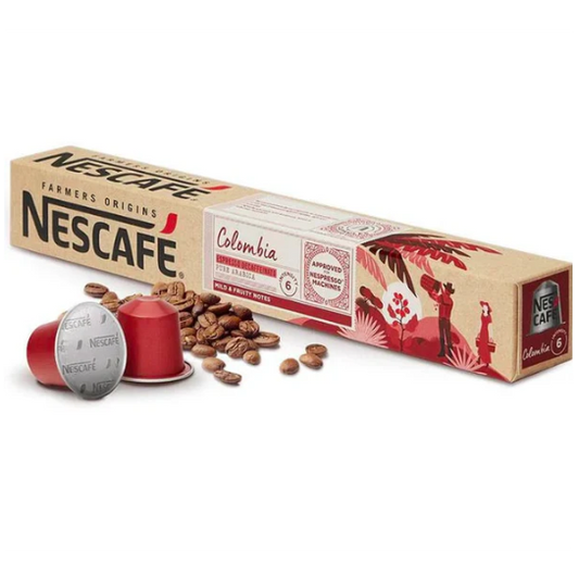 Nespresso Nescafé Colombia capsules 10 pack Colombian espresso coffee pods Nespresso Original