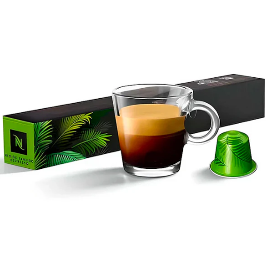 Nespresso Rio de Janeiro Espresso capsules 10 pack Brazilian inspired coffee pods Nespresso Original