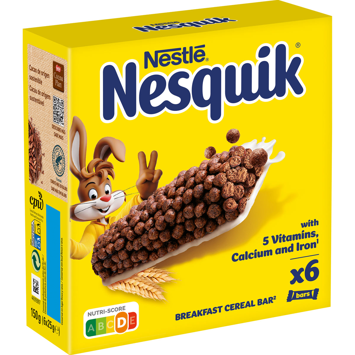 Nestlé Nesquik Cereal Bars 150g