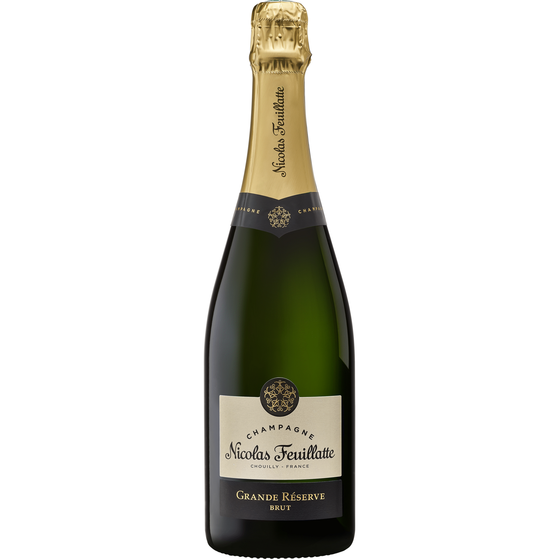Nicolas Feuillatte Grand Reserve Brut White Champagne – 750ml