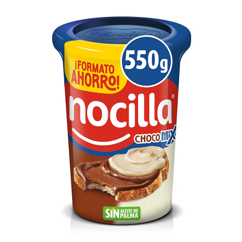 Nocilla ChocoMix chocolate and vanilla spread 550 g bread spread chocolate sweet spreads