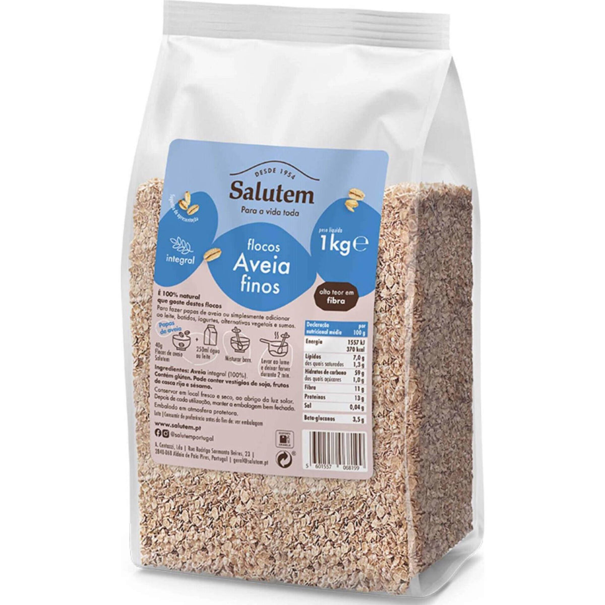 Salutem Fine Oat Flakes 1kg