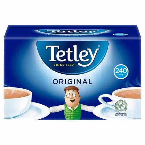 Bolsitas de té Tetley para una taza, paquete de 72