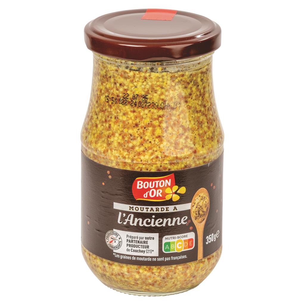Bouton d'Or Old Fashioned Wholegrain Mustard 350g