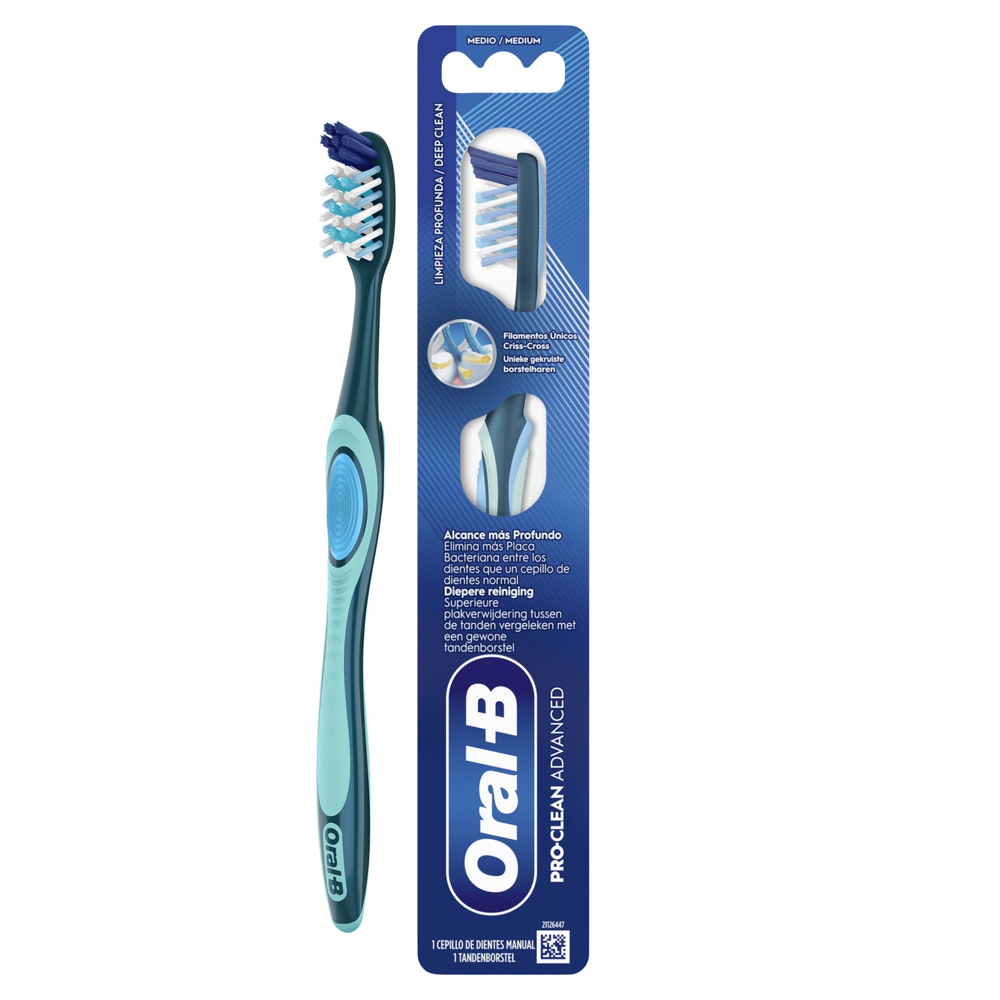 Oral B pro clean advanced toothbrush manual toothbrush oral care gum care plaque removal daily hygiene