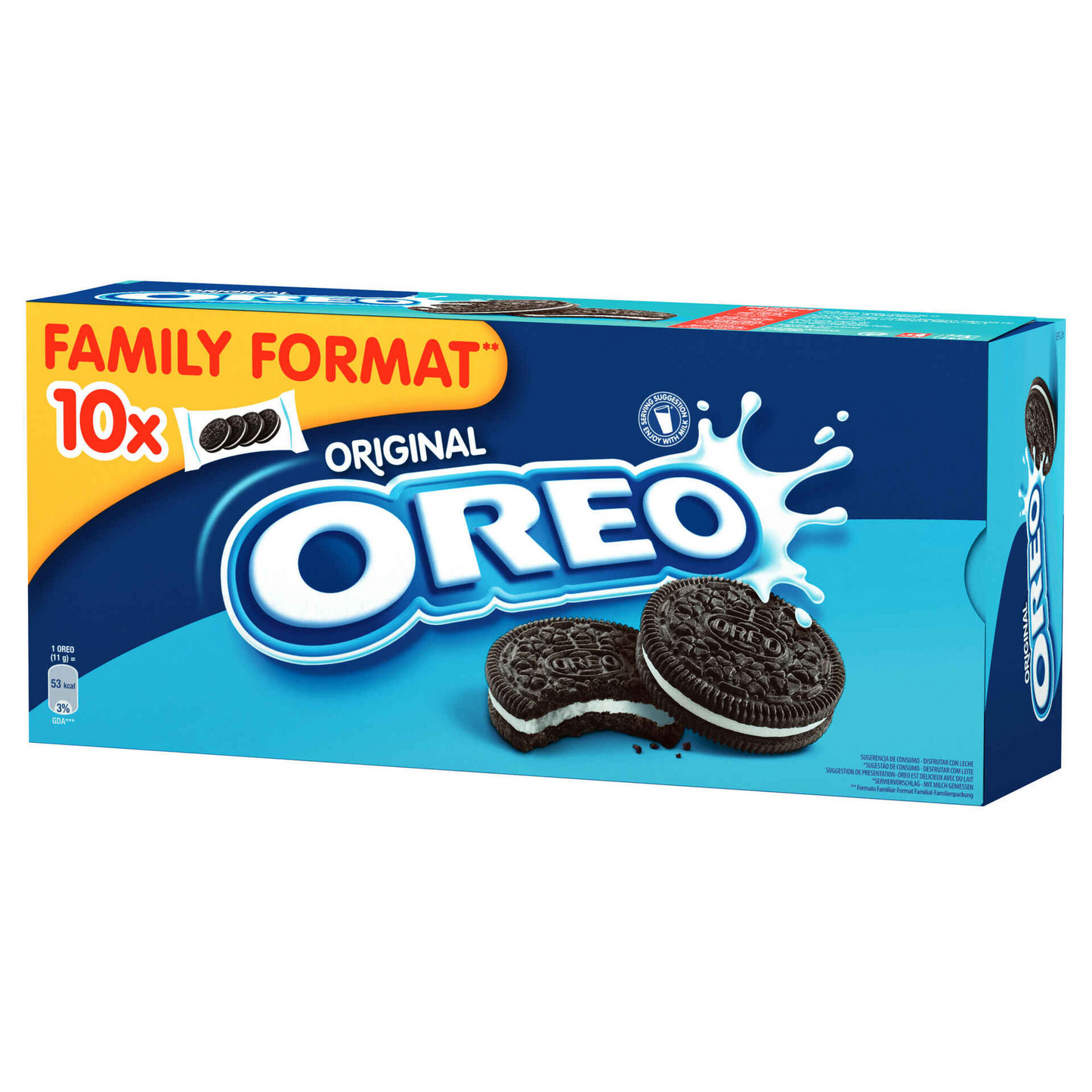 Oreo Family Size 10 Pack – crunchy cocoa biscuits with cream filling – Cookies and Rusks – South African Products – Chocolate