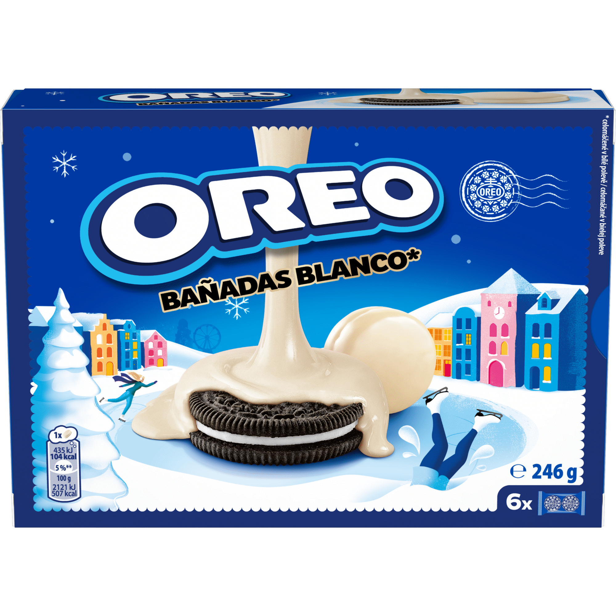 Oreo White Chocolate Covered 246g | Classic Oreo Biscuits with Creamy ...
