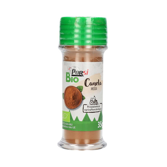 Porsi Organic Ground Cinnamon 35g Jar
