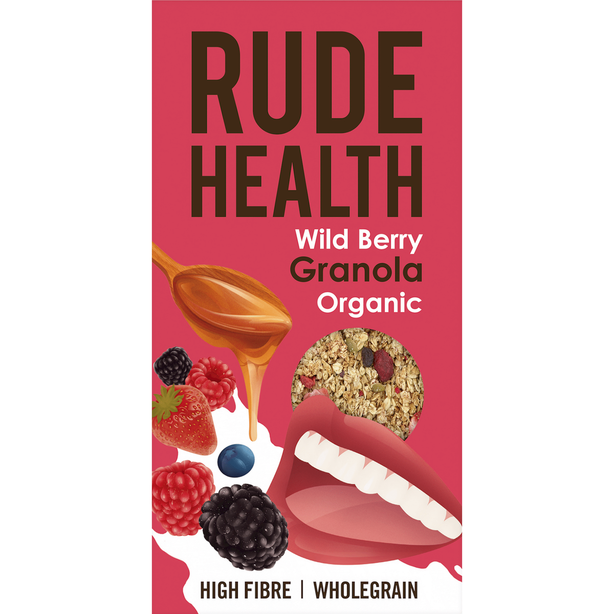 Rude Health Organic Red Berry Granola 400g