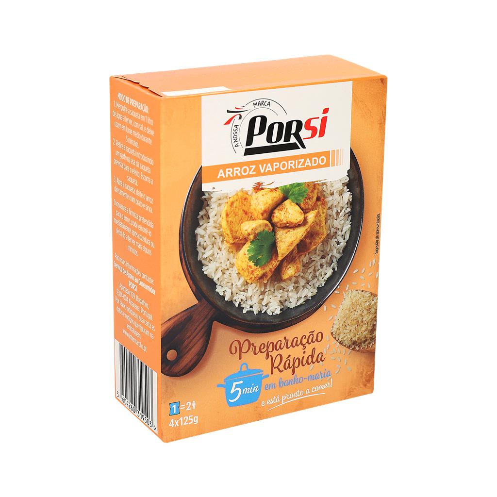 Porsi Parboiled Rice 4 x 125g