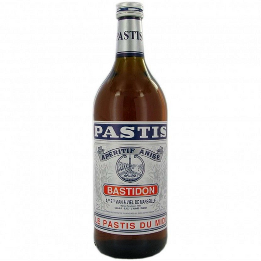 Pastis Bastidon 1L French aniseed pastis classic aperitifs appetizers and vermouth traditional aperitif drink