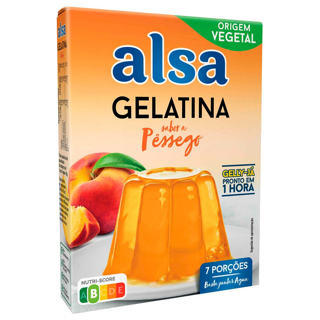 Alsa Peach Flavour Jelly Powder 105g