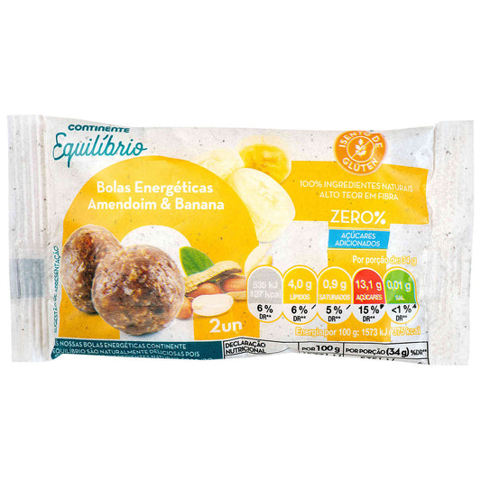Peanut and Banana Energy Balls 34g