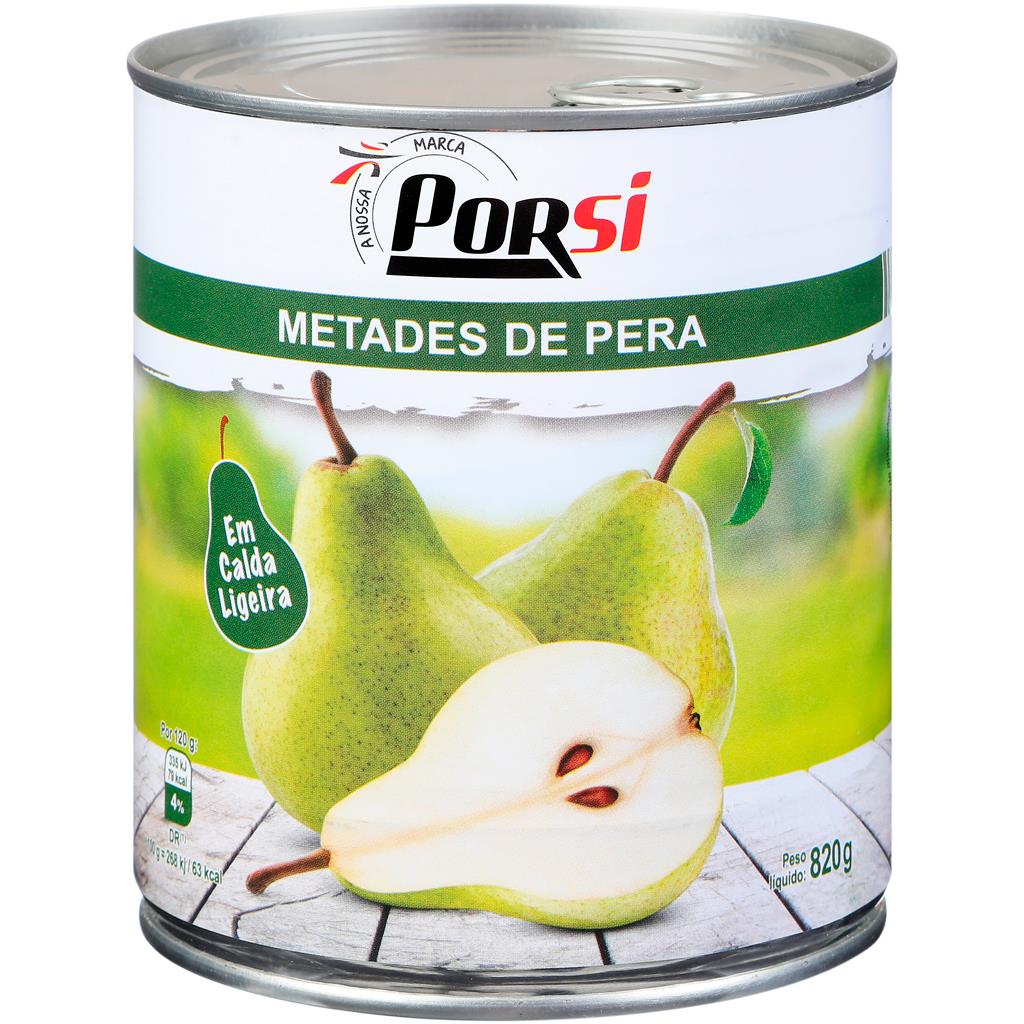 Porsi Pear Halves in Light Syrup 820g