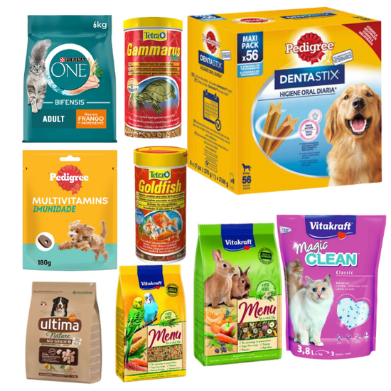 Pet Shop – food, treats, toys and care essentials for cats and dogs
