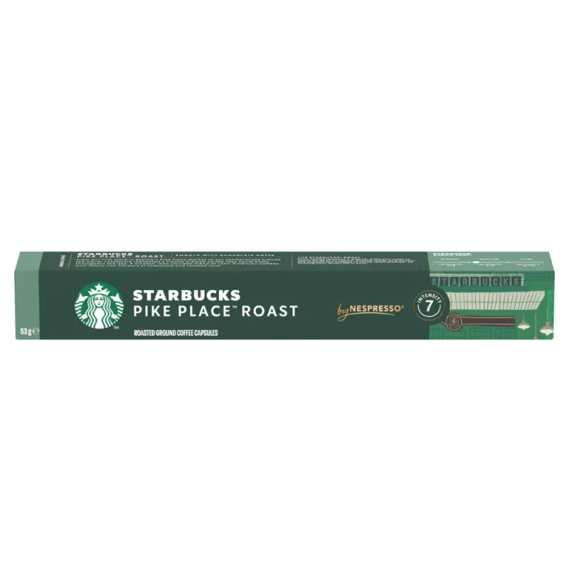 Pike Place Roast Lungo  Nespresso Starbucks 10 capsules