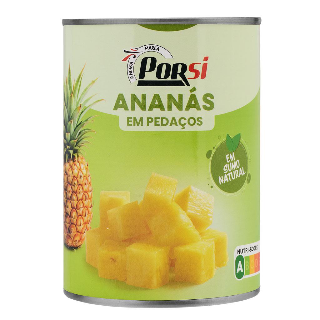 Porsi Pineapple Pieces in Natural Juice 565g