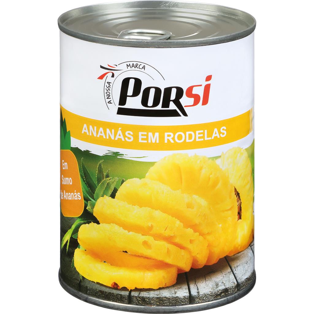 Porsi Pineapple Slices in Juice 565g