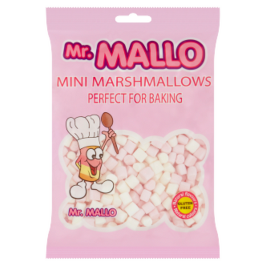 Pink & White Mini Marshmallows 150g