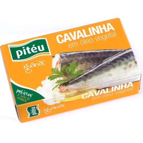 Pitéu Horsetail in Olive Oil 120 g Portuguese tinned fish gourmet seafood olive oil preserved fish tins