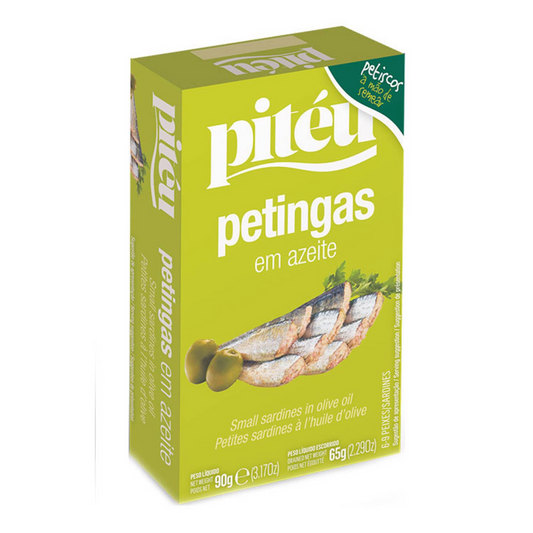 Pitéu sardines in olive oil 90 g tinned fish seafood pantry