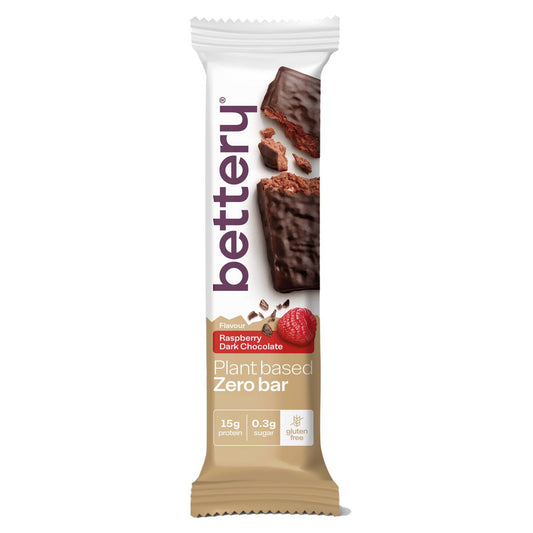 Bettery Plant Protein Bar Dark Chocolate and Raspberry 55g