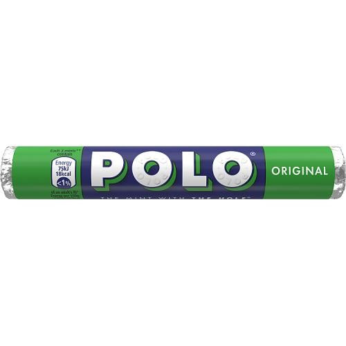 Polo Original Mint Roll 34 g peppermint mints, British mint sweets, refreshing breath mints, classic UK confectionery, mint sweets collection