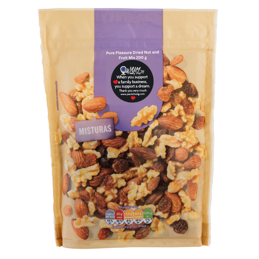 Pure Pleasure dried nut and fruit mix 200 g balanced snack mix for everyday use