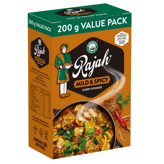 Rajah Mild & Spicy Curry Powder 200g