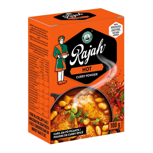Rajah Hot Curry Powder 100g fiery aromatic curry spice blend South African seasoning South African Products