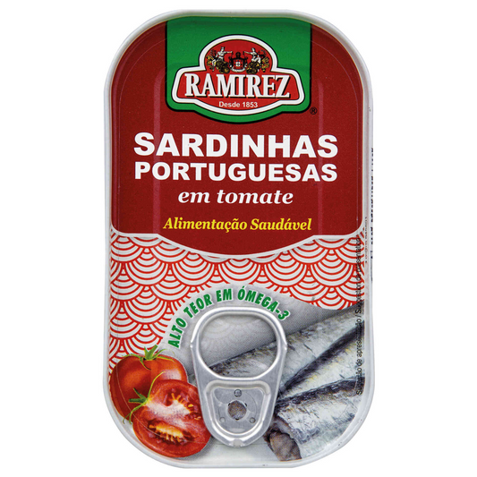 Ramirez sardines in tomato sauce 125 g tinned fish seafood pantry