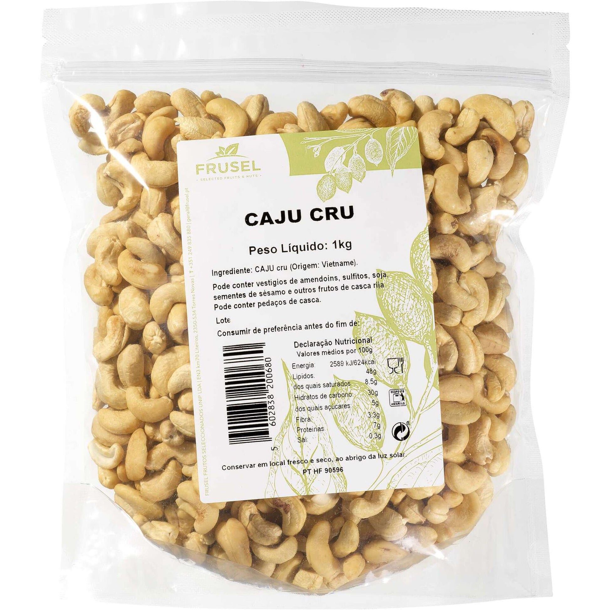 Raw cashew 1 kg whole unsalted cashew nuts for cooking and baking