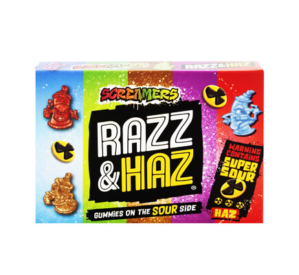 Screamer Super Sour Razz & Haz 100g