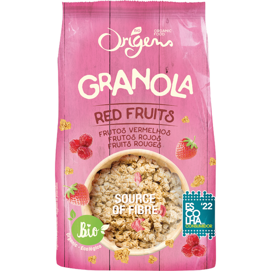 Red Fruit Granola Bio Origins 300g